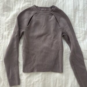 Abercrombie & Fitch Taupe Crew Neck Sweater